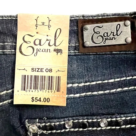 🫶HOST PICK🫶 Earl Jean women size 8 boot cut NWT - Picture 3 of 6